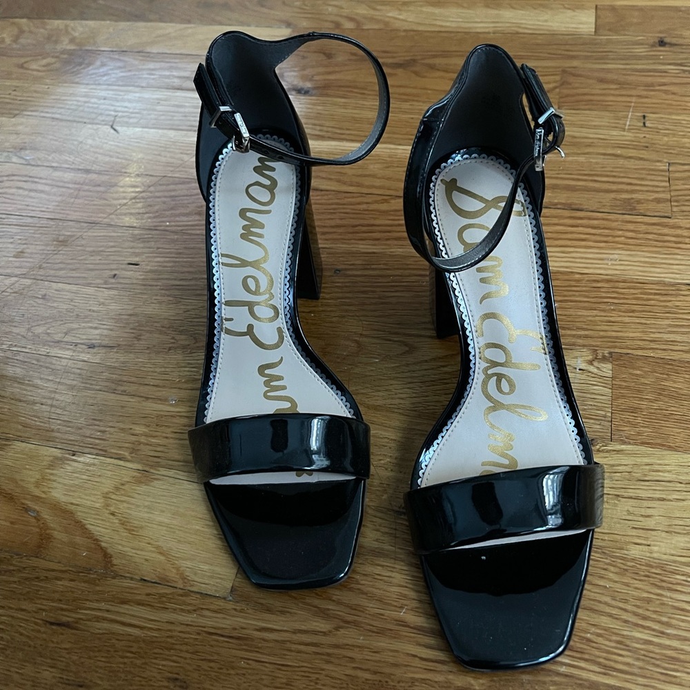 sam edelman patent leather boots